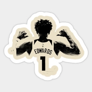 Anthony Edwards Vintage Sticker